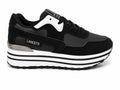 Original Sneakers Damă Negri cu Platformă Înaltă