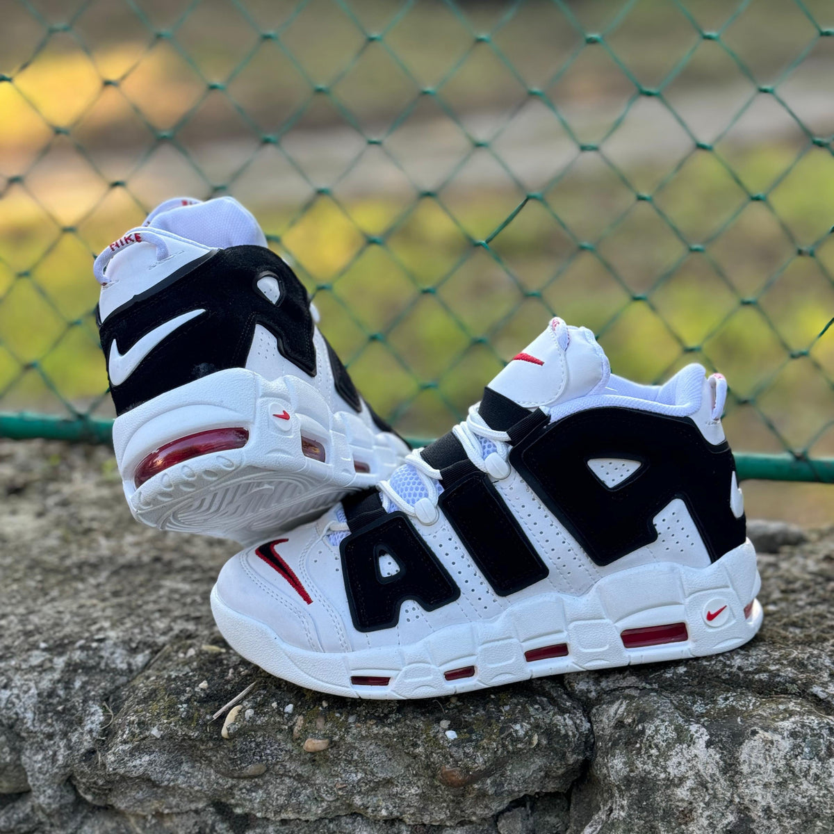 AIR MORE UPTEMPO Alb-Negru R