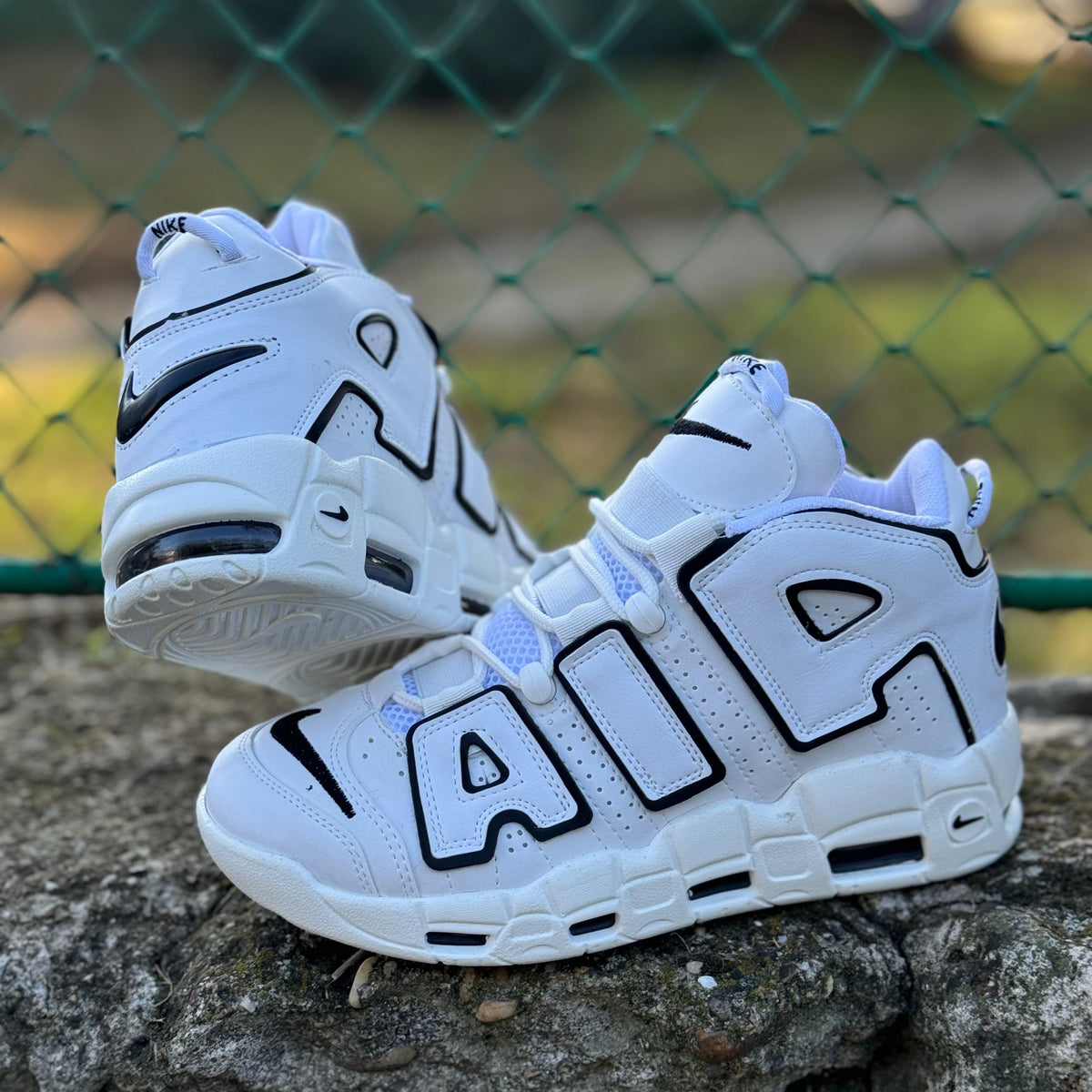 AIR MORE UPTEMPO Alb-Negru C.