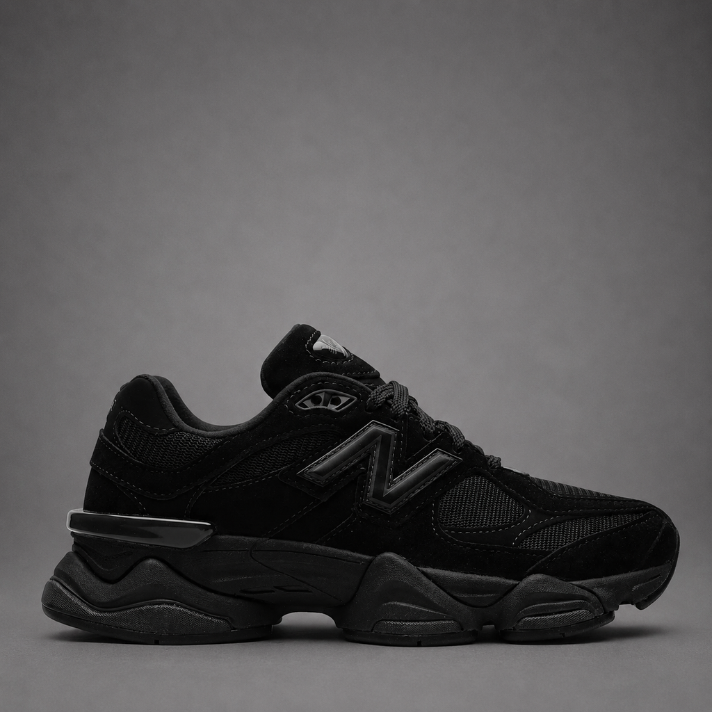 Sneakers Damă All Black – Design Urban Modern, Talpă Chunky și Detalii Ton pe Ton