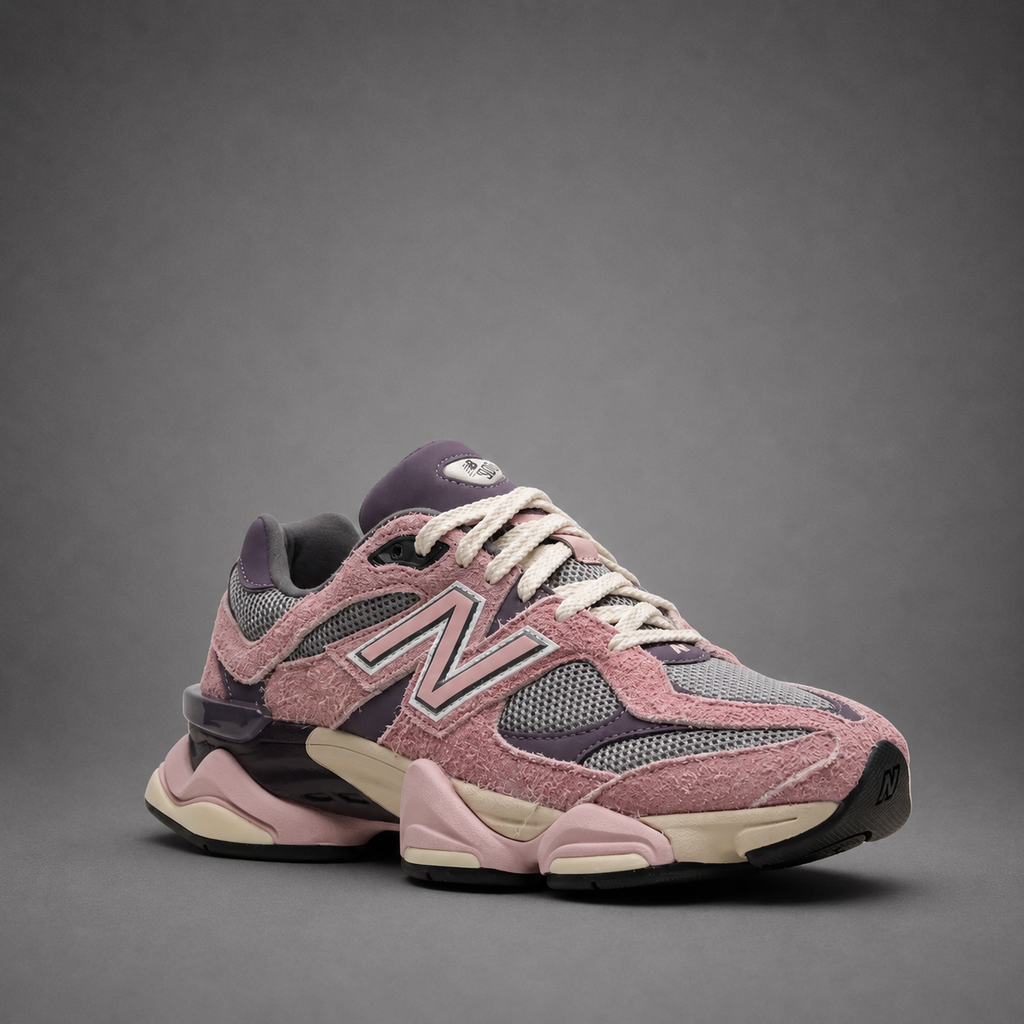 Sneakers Damă Urban Style Roz Pudrat cu Gri – Design Modern, Talpă Statement și Confort Sporit