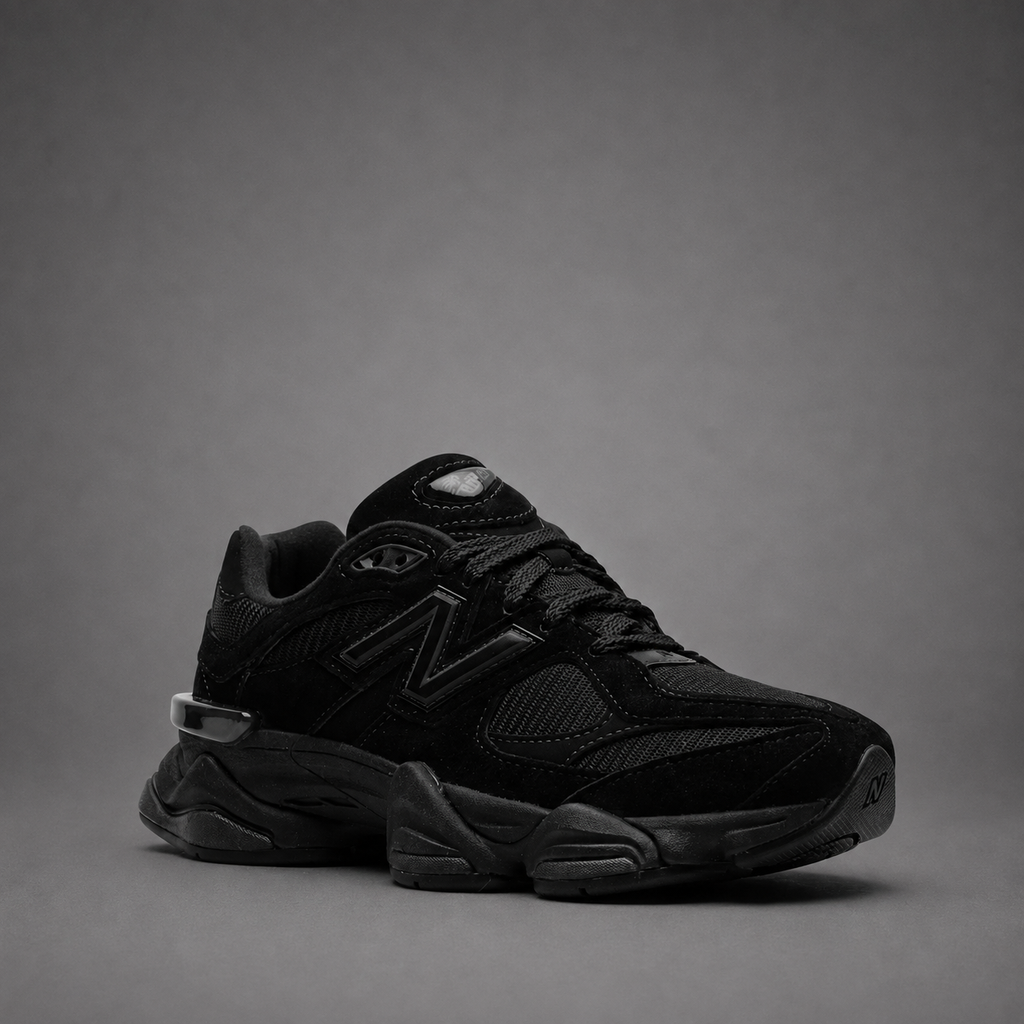Sneakers Damă All Black – Design Urban Modern, Talpă Chunky și Detalii Ton pe Ton