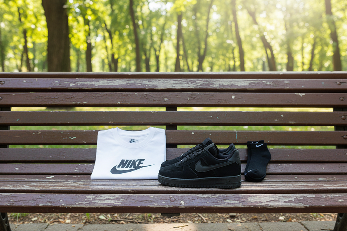 AF1 Line Negru Low.
