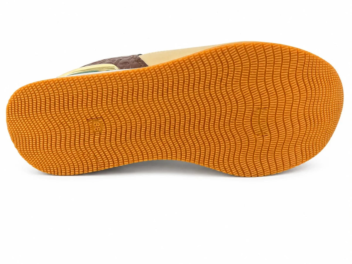 Original Sneakers Damă Galben Muștar Casual