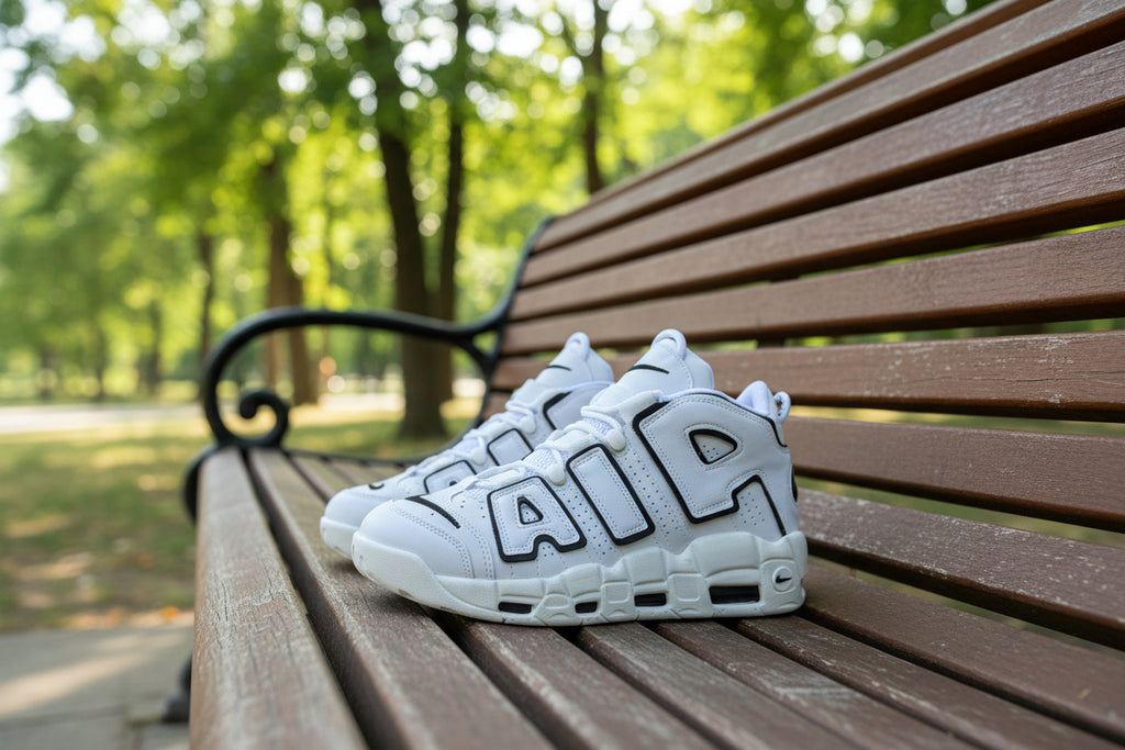 AIR MORE UPTEMPO Alb-Negru C.