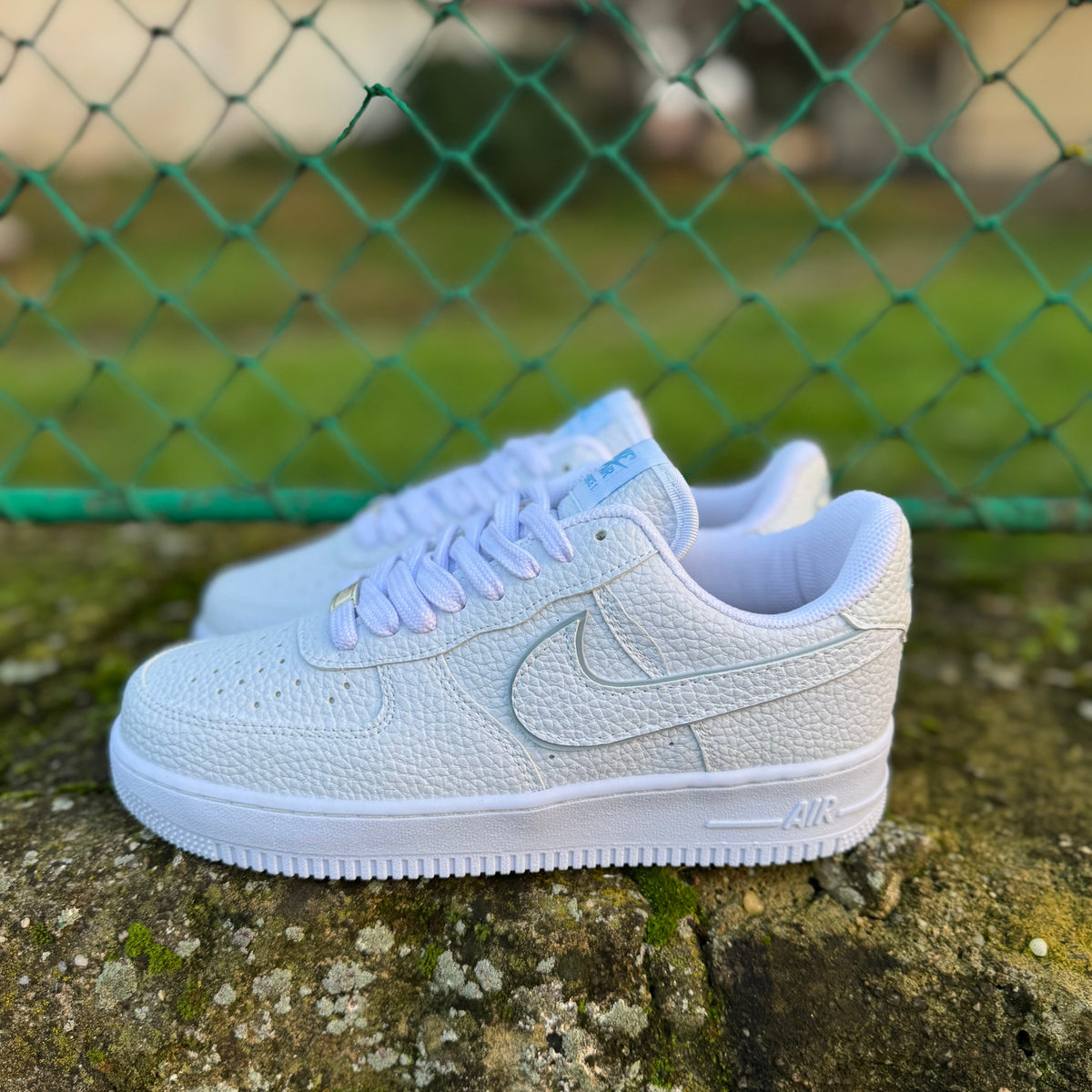 AF1 Low Fly Alb/Bleu
