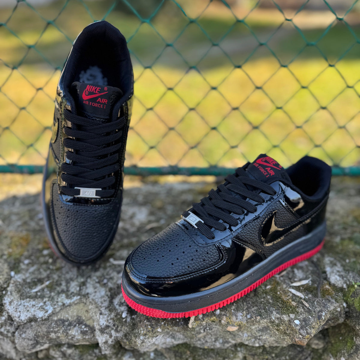 AF1 Line Negru-Rosu.