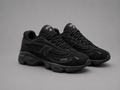 Sneakers Damă Negri din Piele Întoarsă, Talpă Groasă, Model Premium Fashion