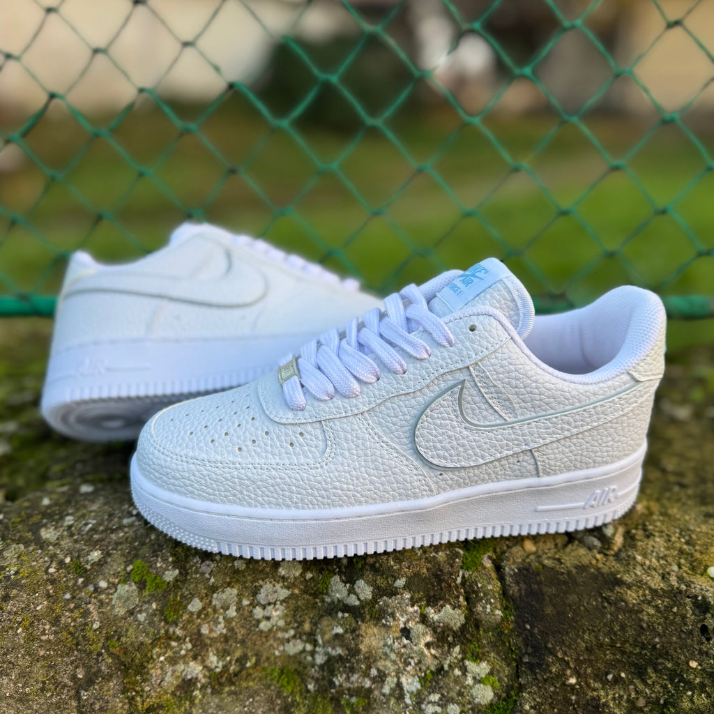AF1 Low Fly Alb/Bleu