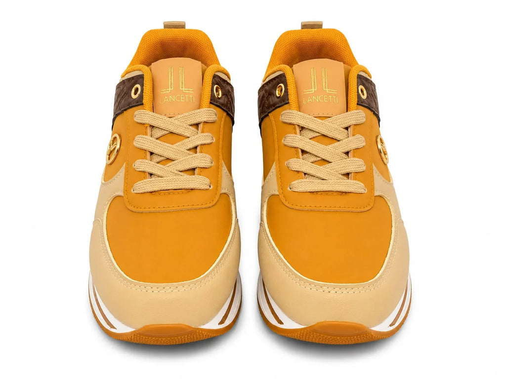Original Sneakers Damă Galben Muștar Casual