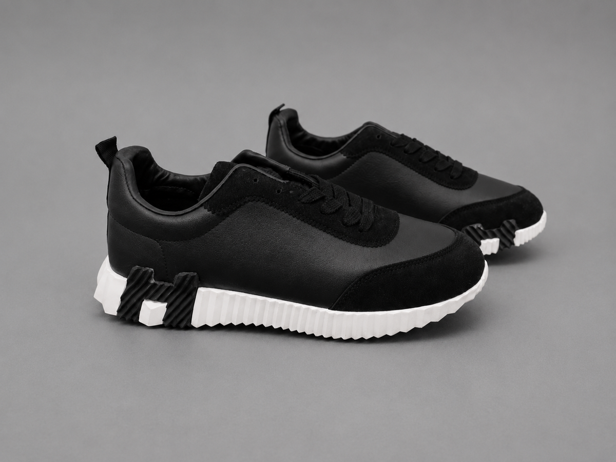 Pantofi Casual Bărbați Negri, Design Modern și Confort Premium,