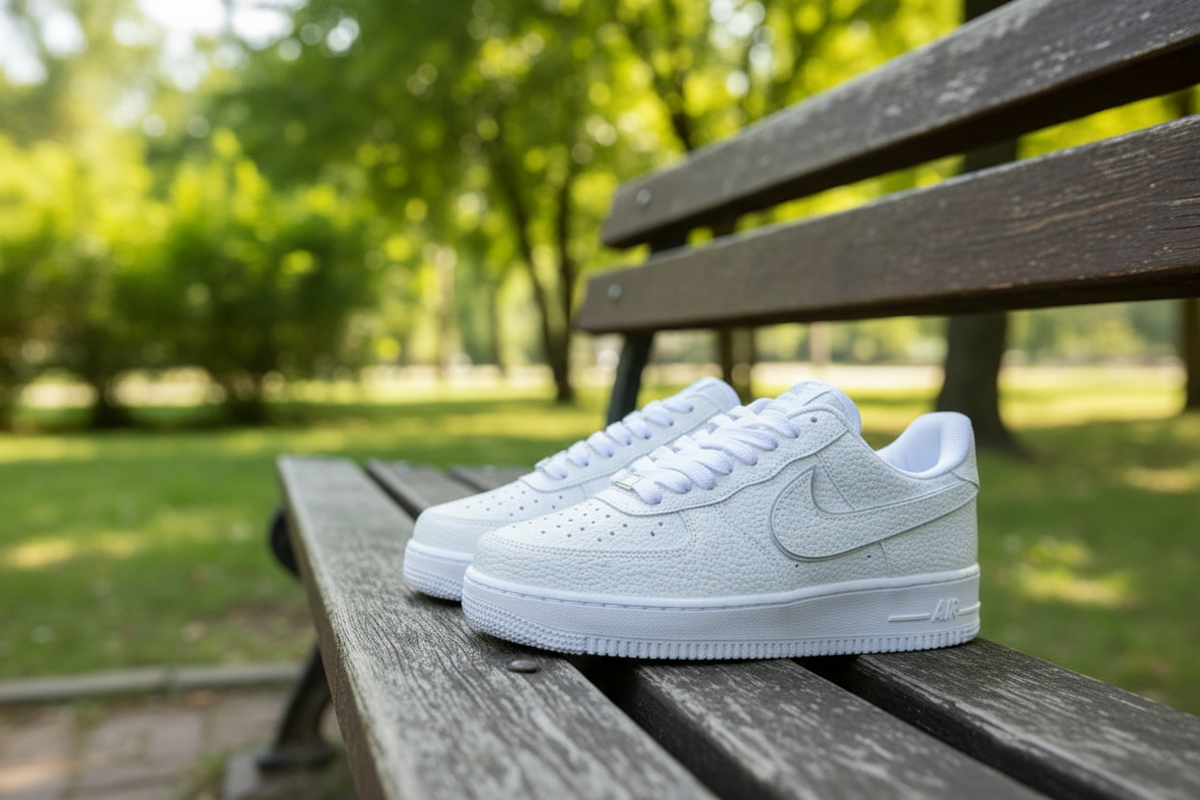 AF1 Low Fly Alb/Bleu