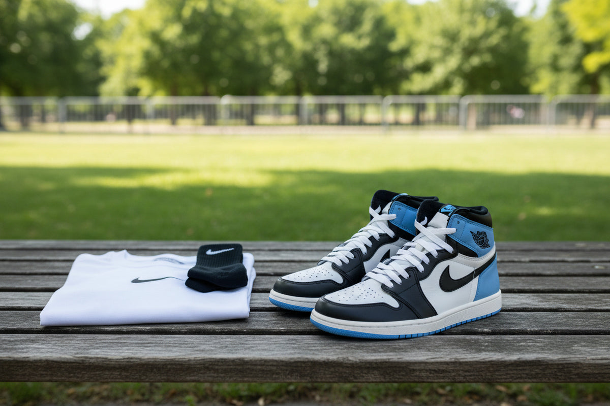 JRDN High Negru-Bleu