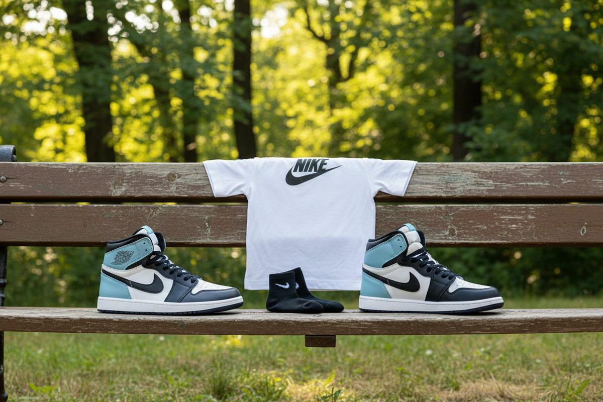 JRDN High Negru-Bleu