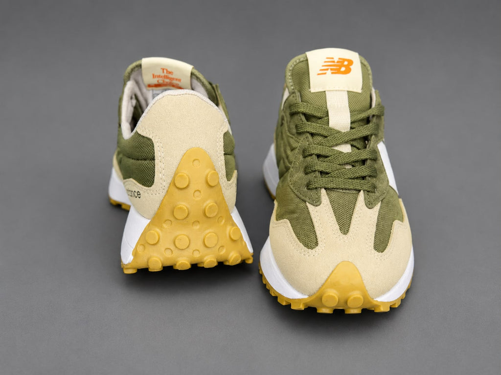 Pantofi sport damă verde olive, design casual, talpă confortabilă,