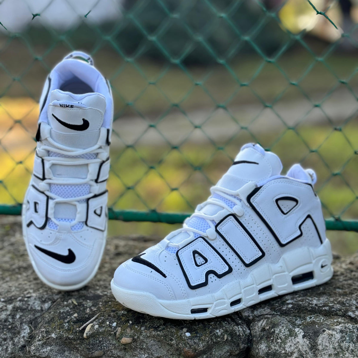 AIR MORE UPTEMPO Alb-Negru C.