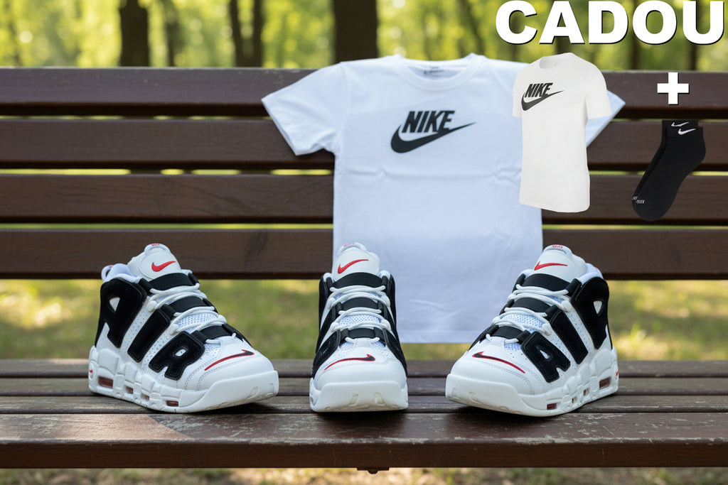 AIR MORE UPTEMPO Alb-Negru R